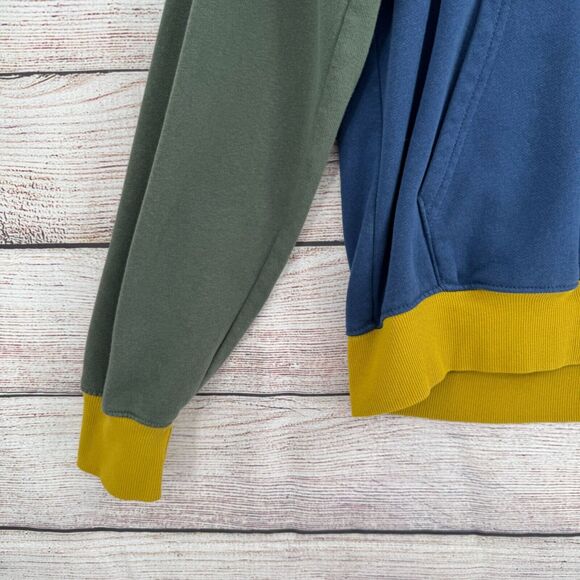 The North Face Colorblock Hoodie Sweatshirt Men's Size‎ Small Blue/Green/Yellow - Picture 14 of 14